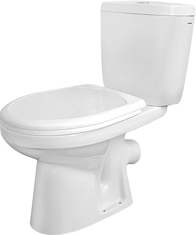 1.WH30.2.135 АНИМО унитаз-компакт, гориз.выпуск, 2 режима, soft-close